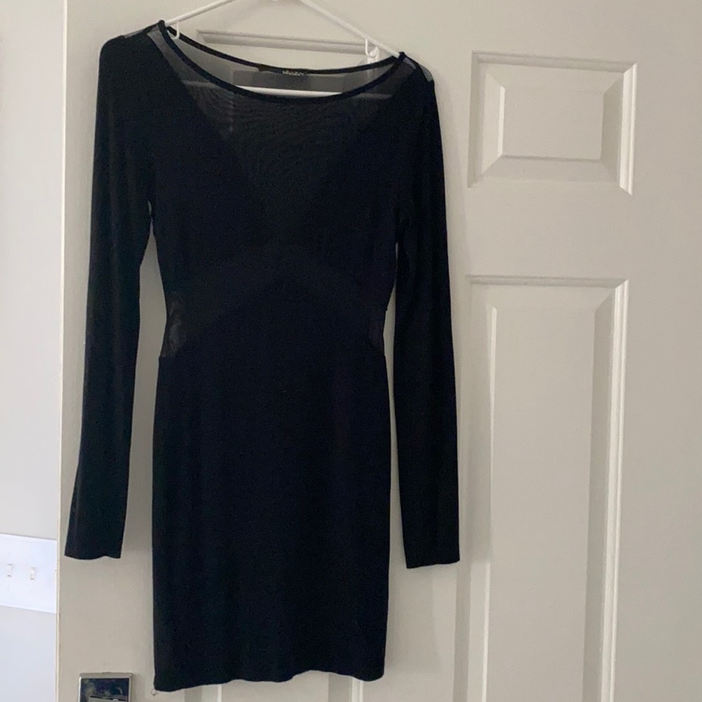 Mesh cut out dress